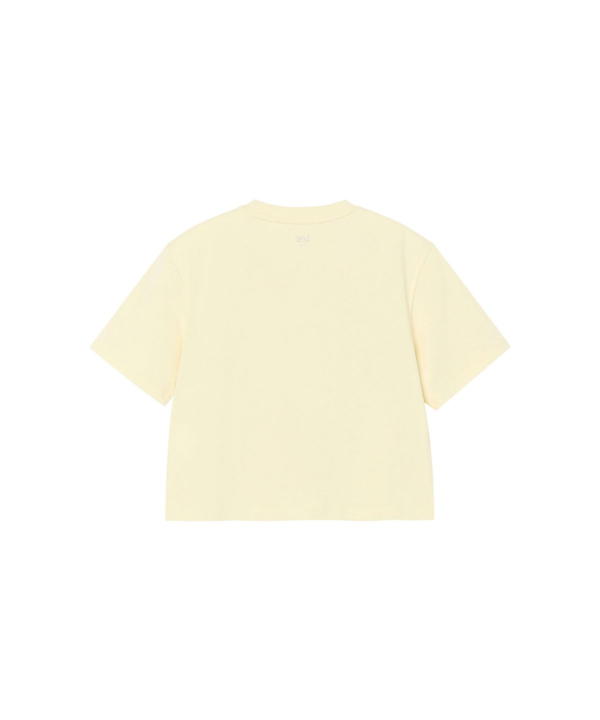 리 키즈(LEE KIDS) 돌고래 그래픽 크롭 티셔츠 라이트옐로우 LK2602ST76LY