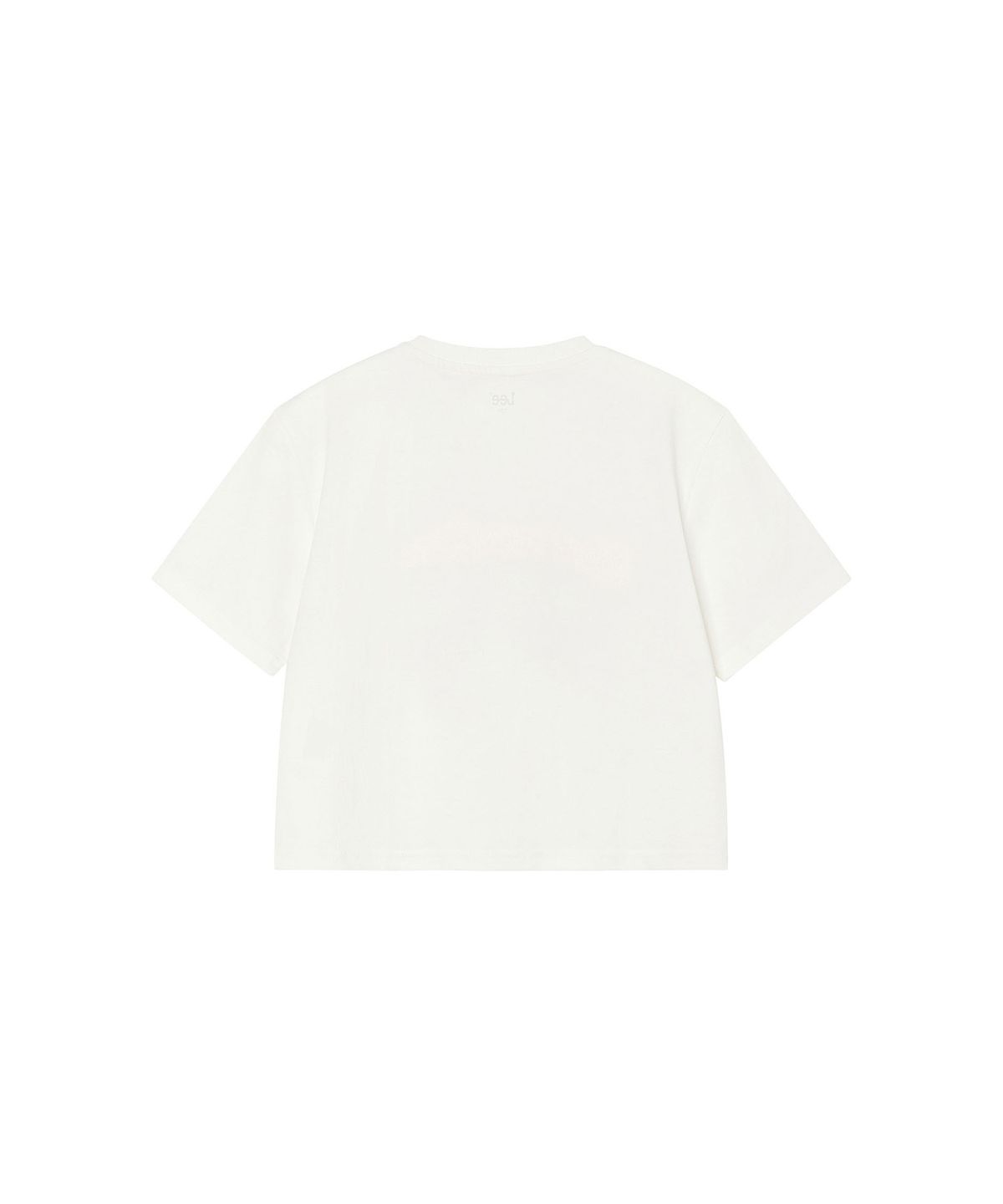 리 키즈(LEE KIDS) 돌고래 그래픽 크롭 티셔츠 화이트 LK2602ST76WH