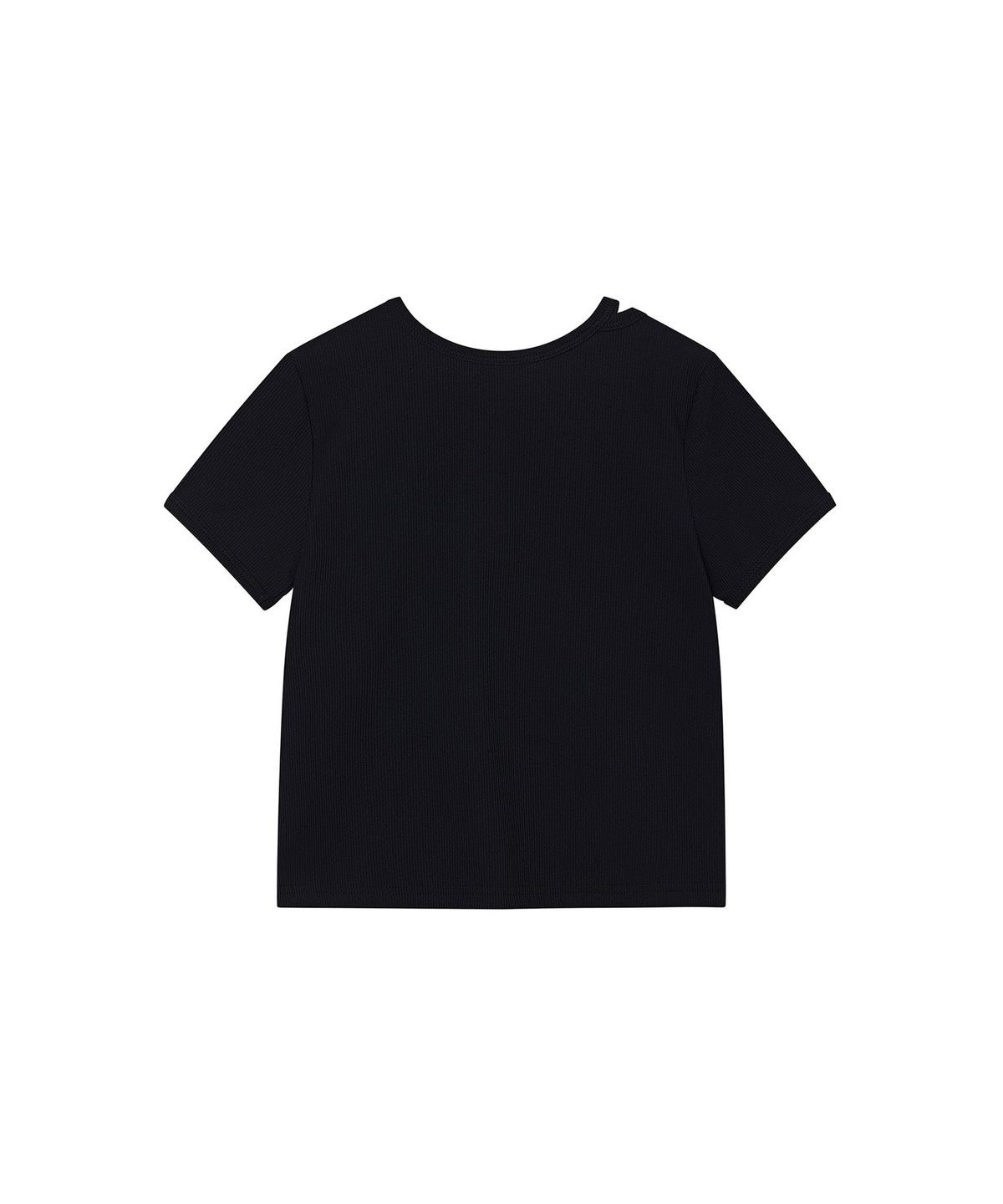 리 키즈(LEE KIDS) 어깨 절개 디테일 반팔티셔츠 블랙 LK2602ST72BK