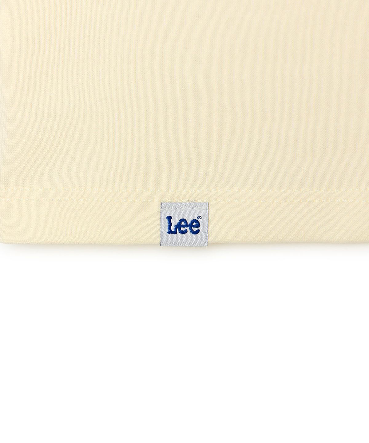 리 키즈(LEE KIDS) 하트 로고 링거티셔츠 라이트옐로우 LK2602ST71LY