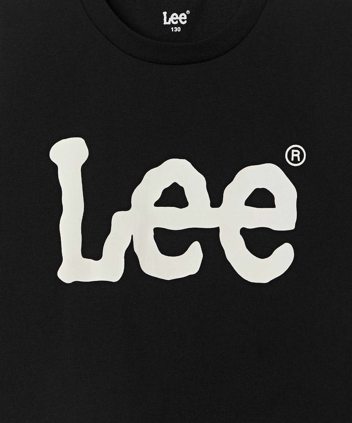 리 키즈(LEE KIDS) 에센셜 빅트위치 크롭티셔츠 블랙 LK2602ST70BK