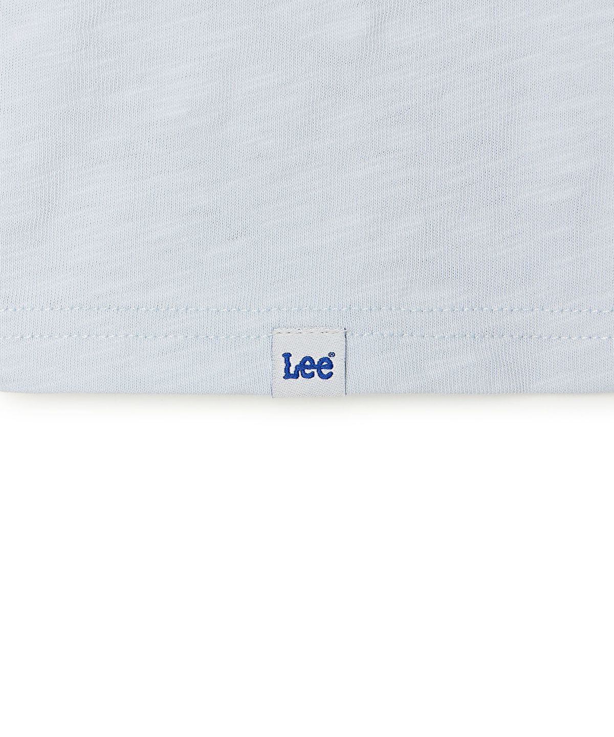 리 키즈(LEE KIDS) 챔피온 래터링 면슬럽 반팔 티셔츠 스카이블루 LK2602ST64SB