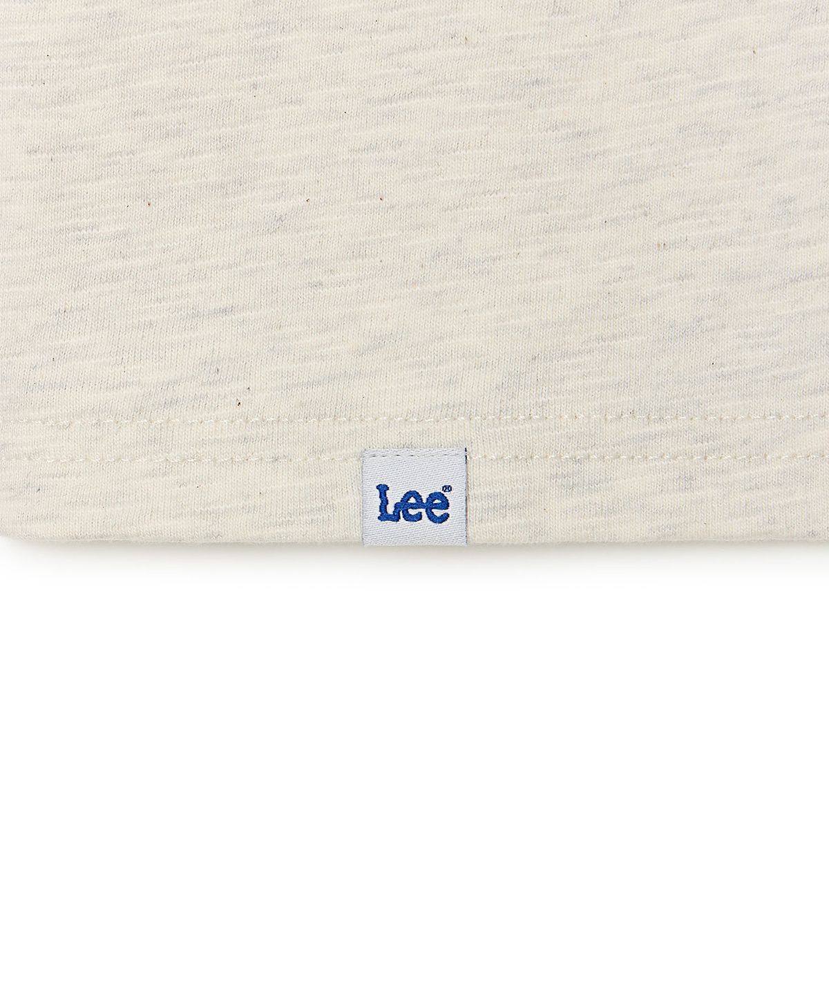 리 키즈(LEE KIDS) 챔피온 래터링 면슬럽 반팔 티셔츠 오트밀 LK2602ST64OT