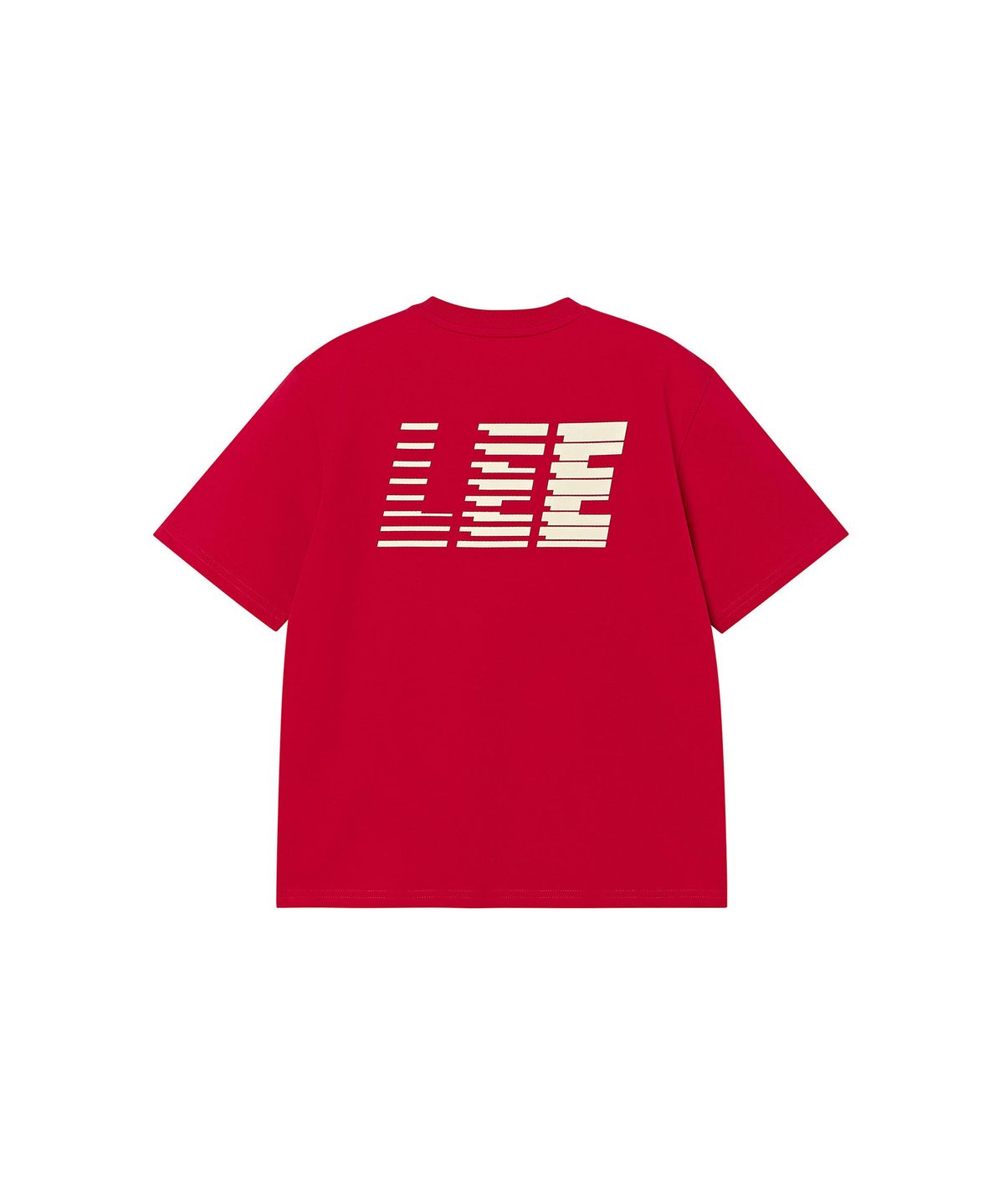 리 키즈(LEE KIDS) 챔피온 백프린트 반팔 티셔츠 레드 LK2602ST63RD