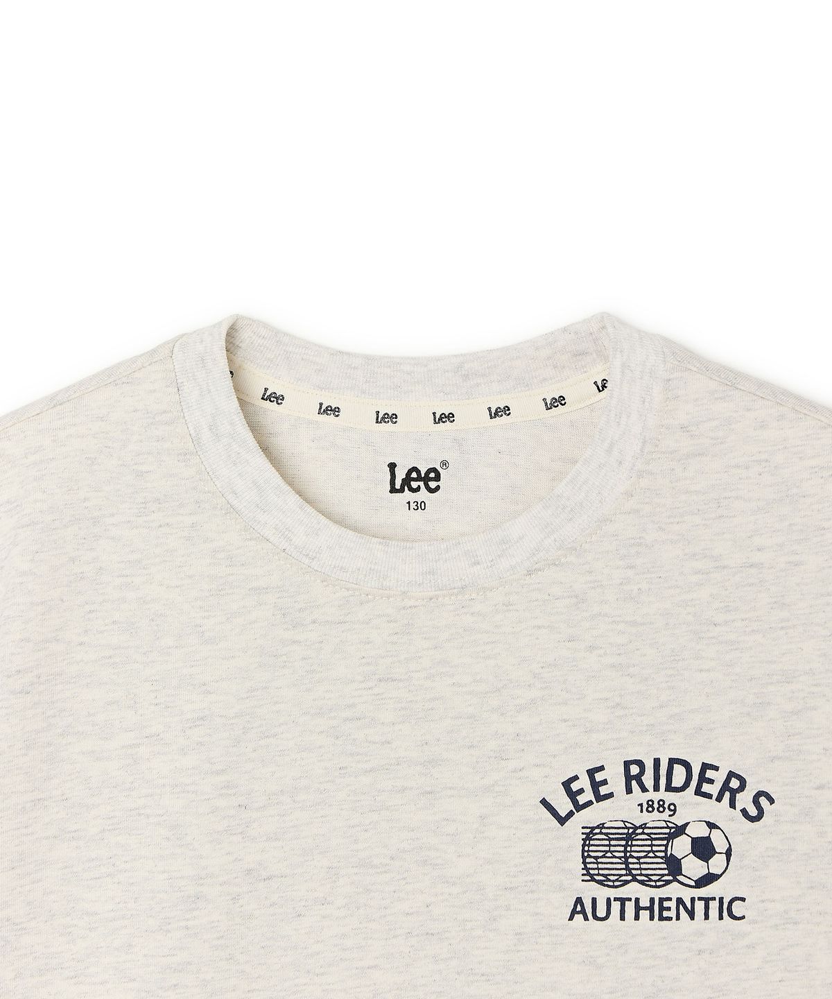 리 키즈(LEE KIDS) 챔피온 백프린트 반팔 티셔츠 오트밀 LK2602ST63OT