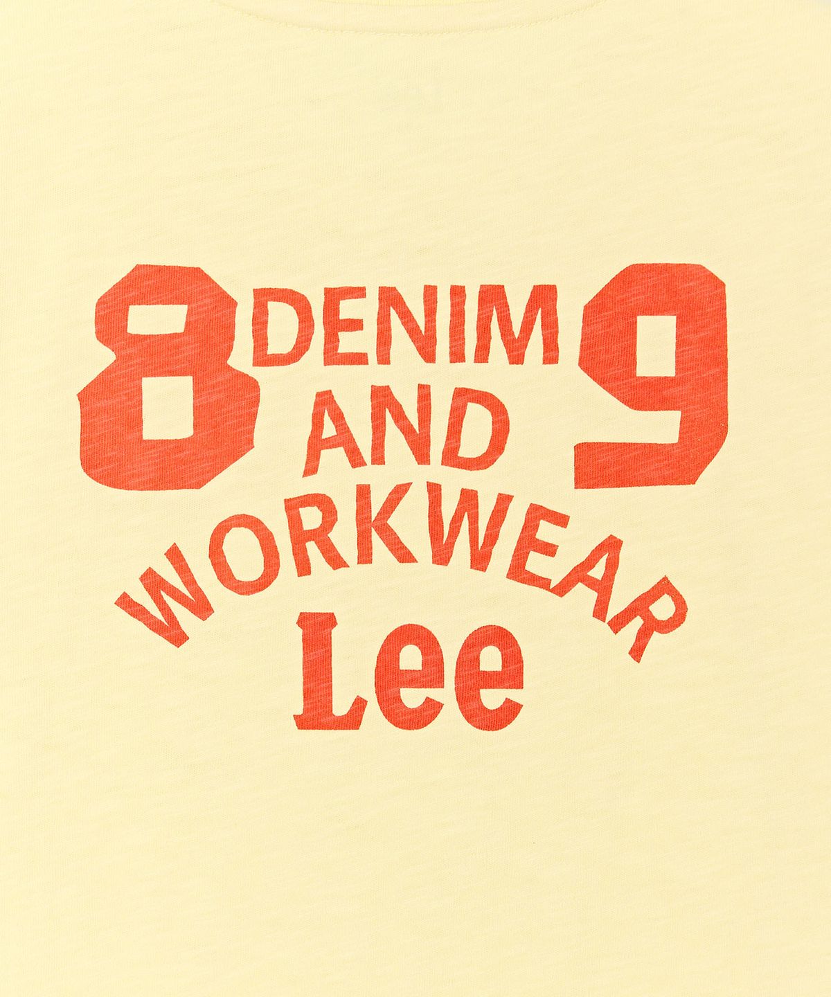 리 키즈(LEE KIDS) 챔피온 면슬럽 반팔 티셔츠 라이트옐로우 LK2602ST62LY