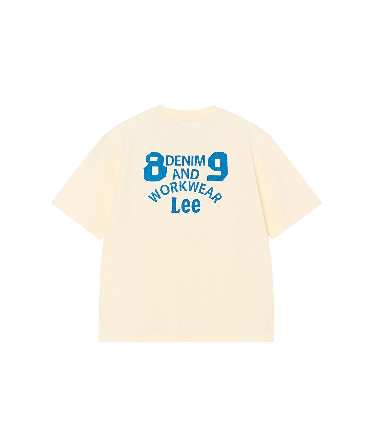 리 키즈(LEE KIDS) 챔피온 면슬럽 반팔 티셔츠 아이보리 LK2602ST62IV
