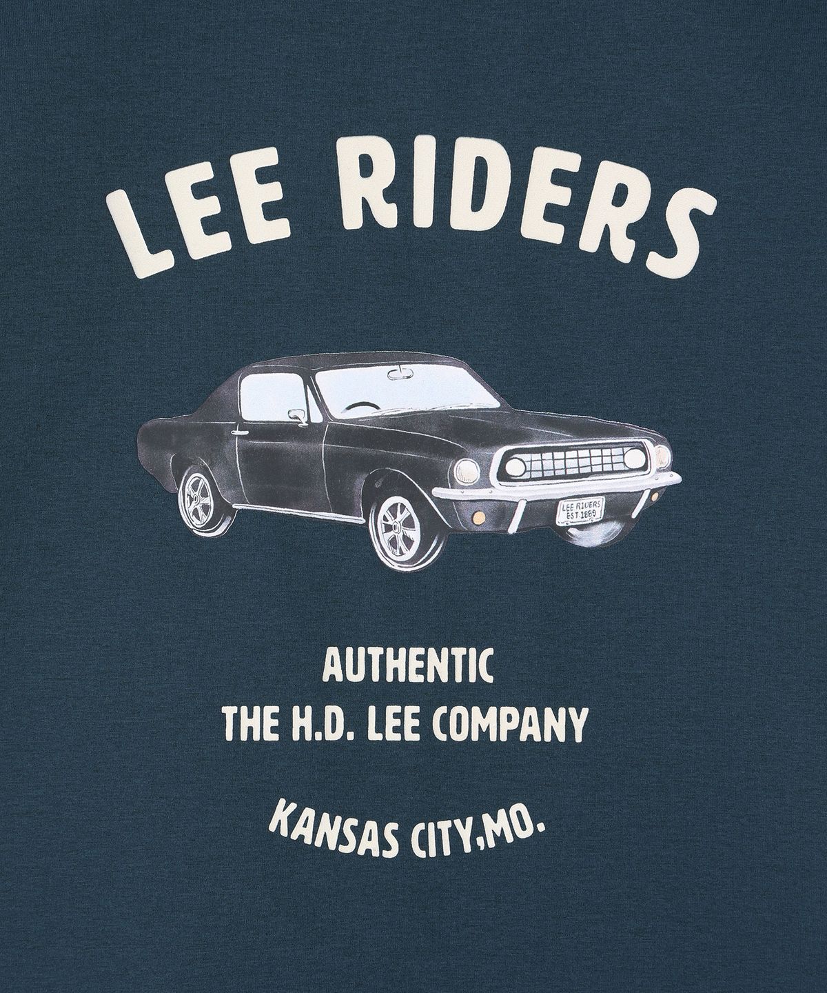 리 키즈(LEE KIDS) 소로나 올드카 그래픽 티셔츠 틸그린 LK2602ST61TN