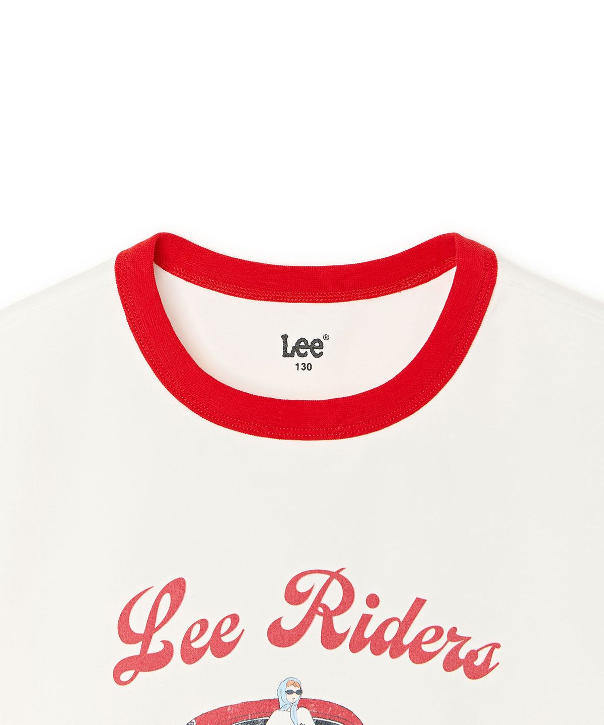 리 키즈(LEE KIDS) 소로나 올드카 그래픽 티셔츠 레드 LK2602ST60RD