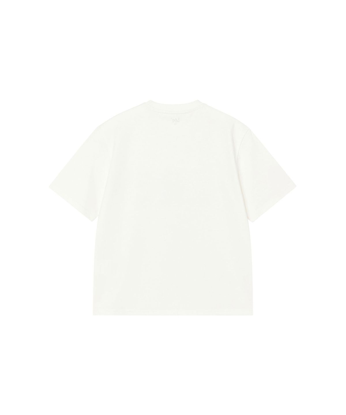 리 키즈(LEE KIDS) 크레용 아플리케 빅로고 티셔츠 화이트 LK2602ST49WH