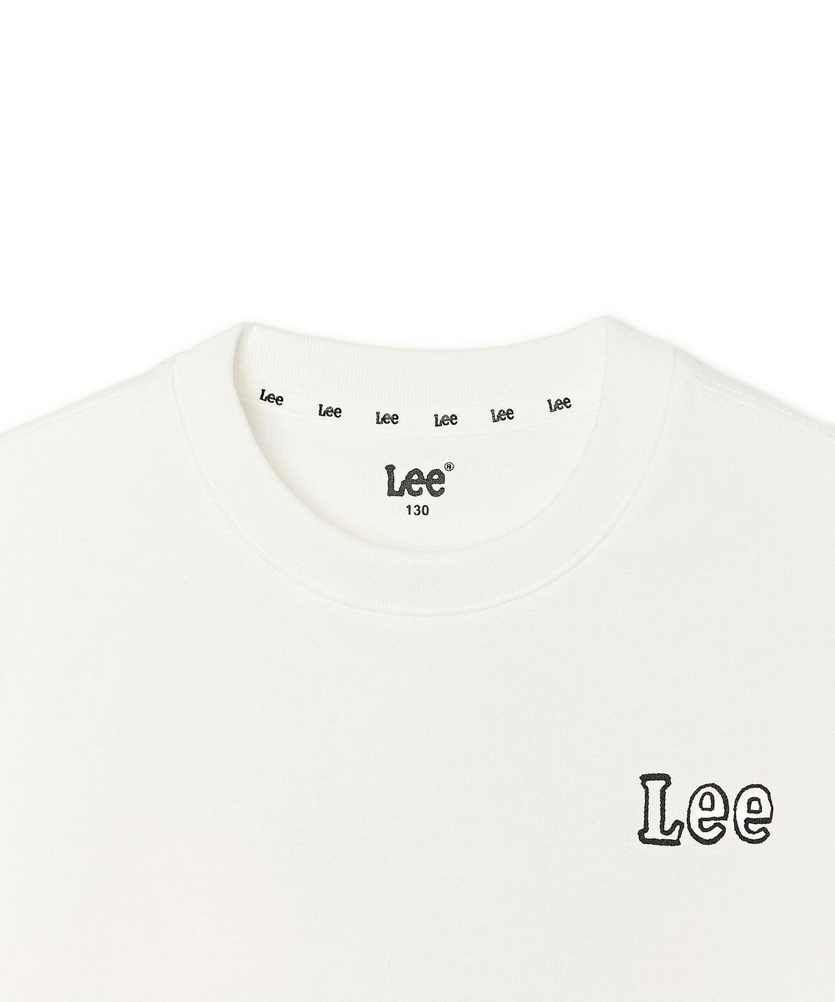 리 키즈(LEE KIDS) 크레용 베어LEE 백그래픽 티셔츠 화이트 LK2602ST48WH