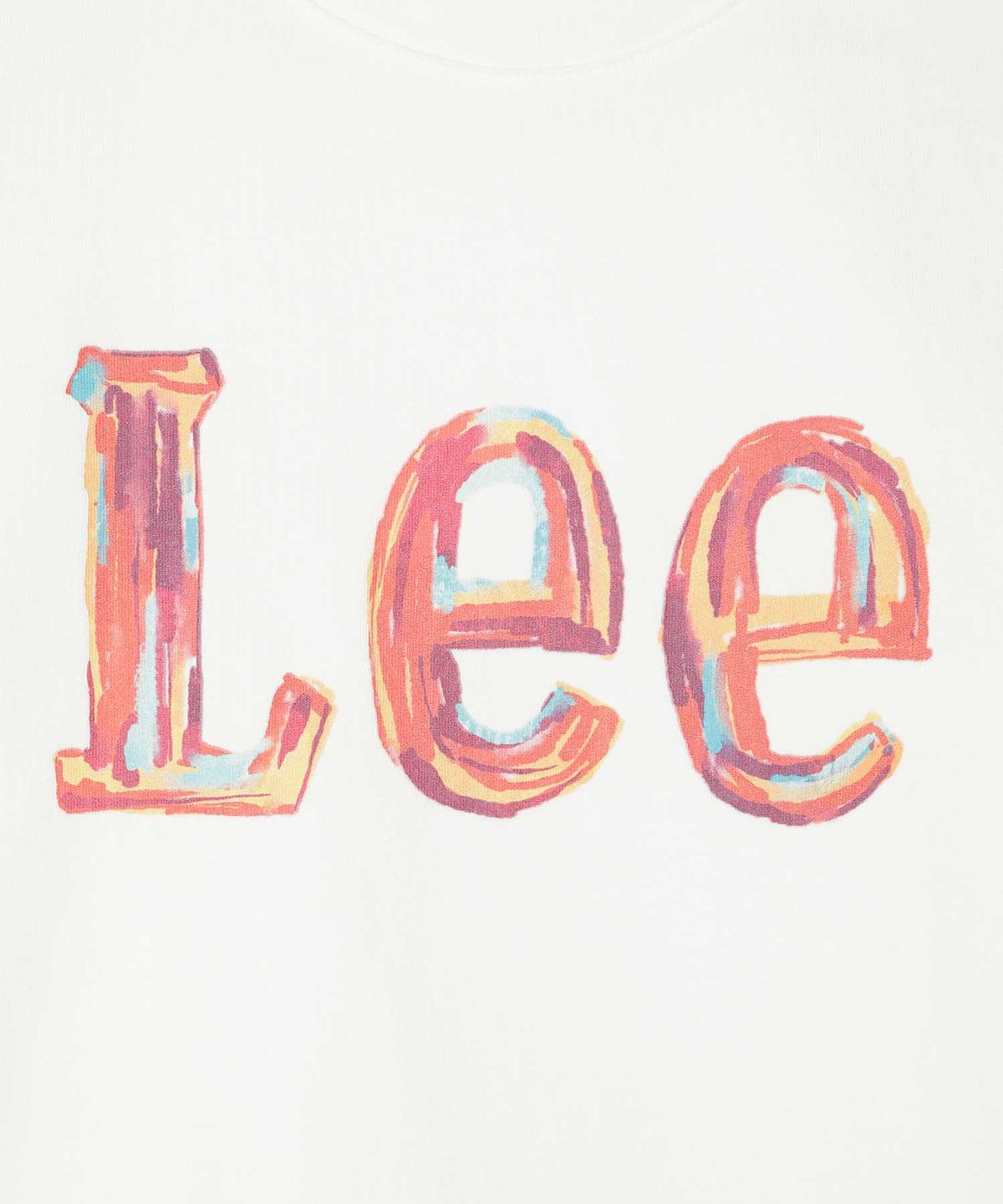 리 키즈(LEE KIDS) 크레용 빅트위치 로고 티셔츠 화이트 LK2602ST47WH