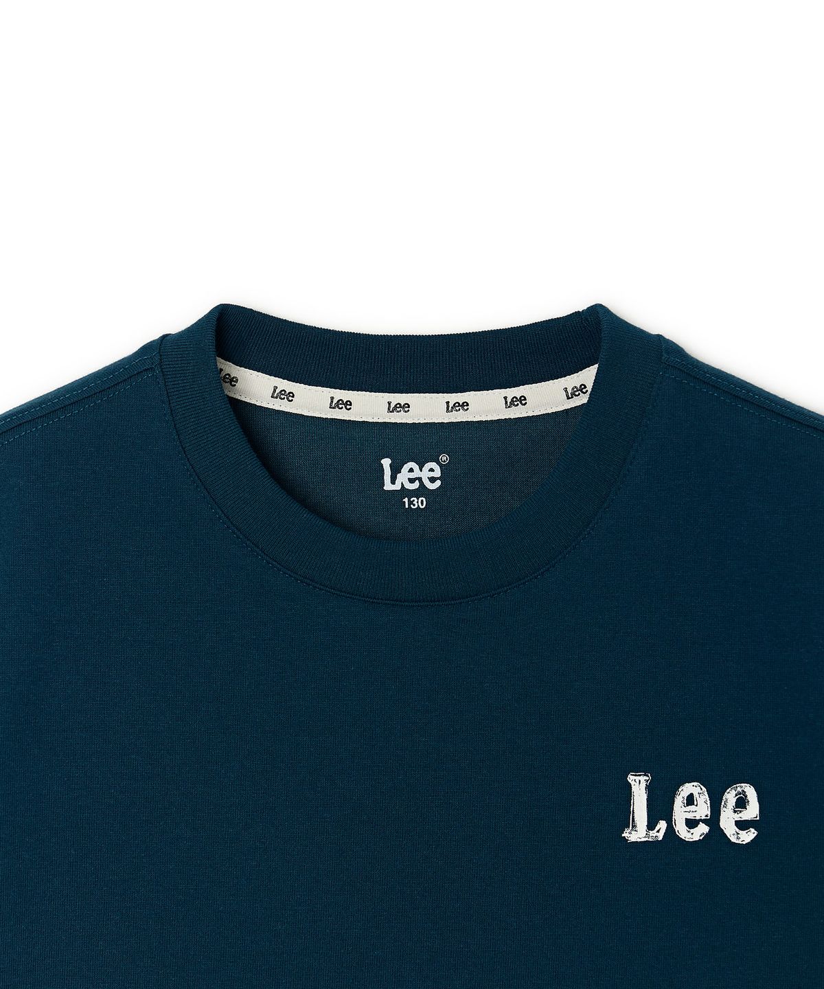 리 키즈(LEE KIDS) 크레용 모자 아트웍 반팔티셔츠 틸그린 LK2602ST46TN