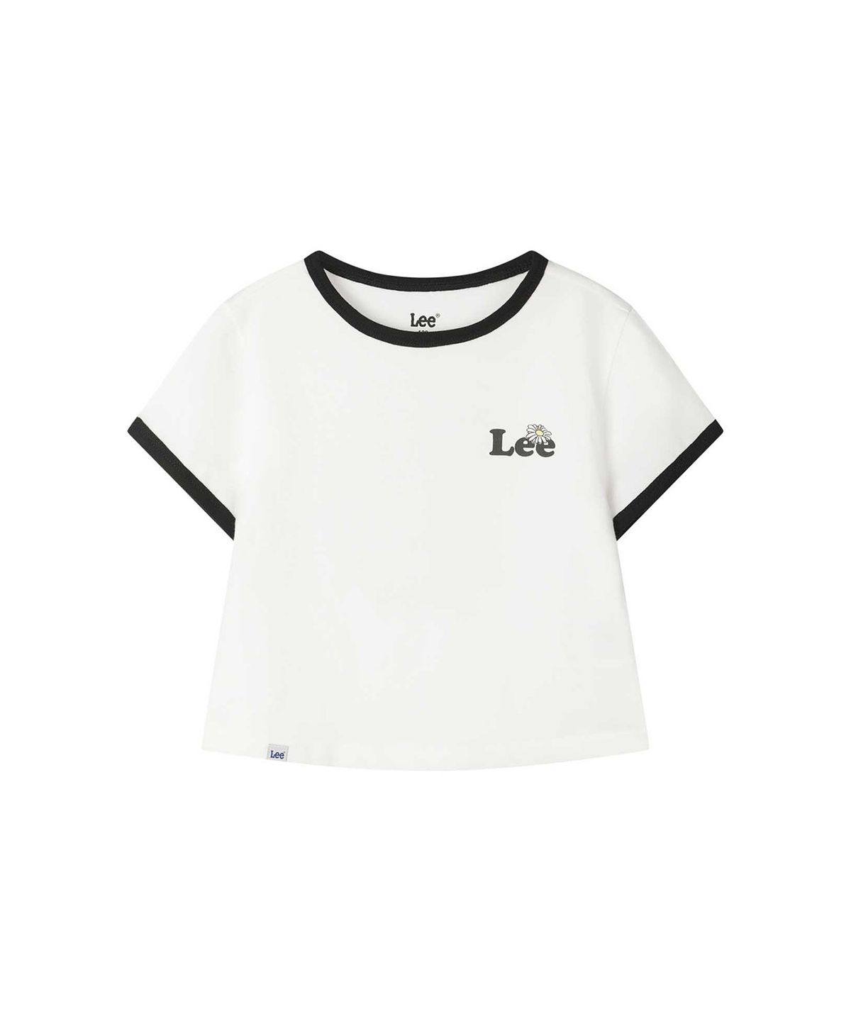 리 키즈(LEE KIDS) 데이지 리본 백그래픽 링거티 화이트 LK2602ST45WH