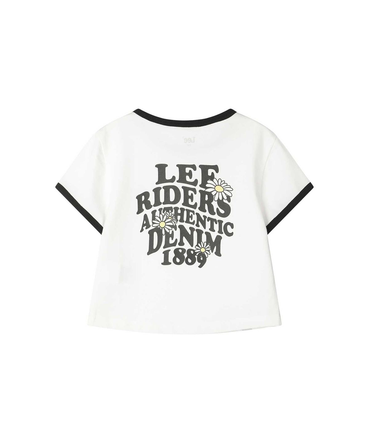리 키즈(LEE KIDS) 데이지 리본 백그래픽 링거티 화이트 LK2602ST45WH