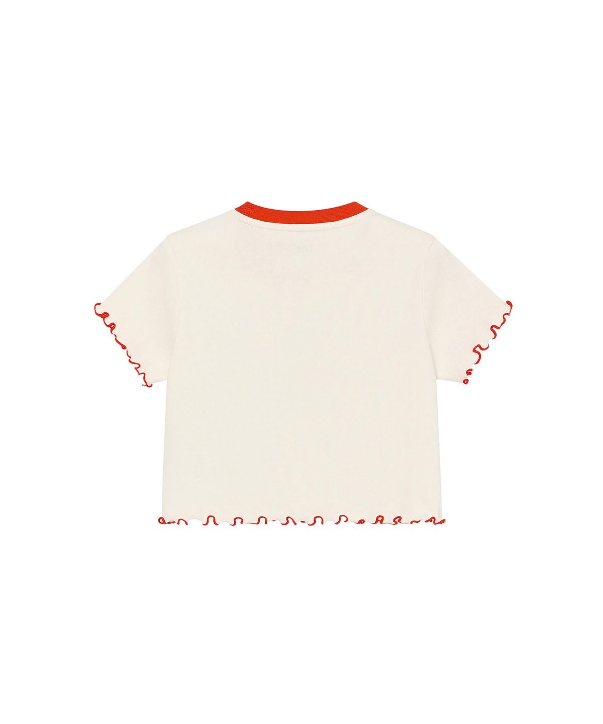 리 키즈(LEE KIDS) 데이지 그래픽 컬링 반팔티셔츠 아이보리 LK2602ST44IV