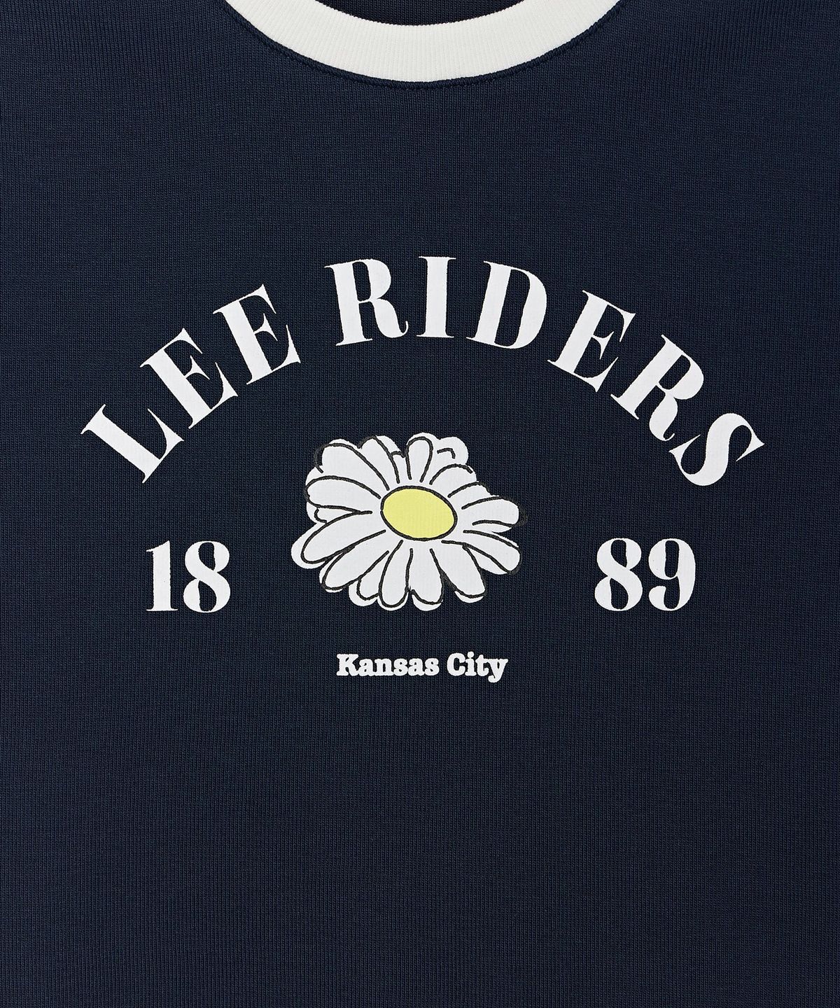 리 키즈(LEE KIDS) 데이지 그래픽 컬링 반팔티셔츠 네이비 LK2602ST44NA