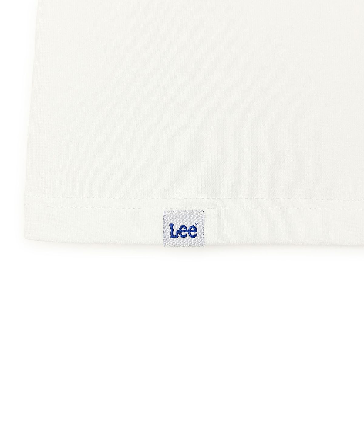 리 키즈(LEE KIDS) 데이지 레이스 프린트 크롭 티셔츠 화이트 LK2602ST43WH