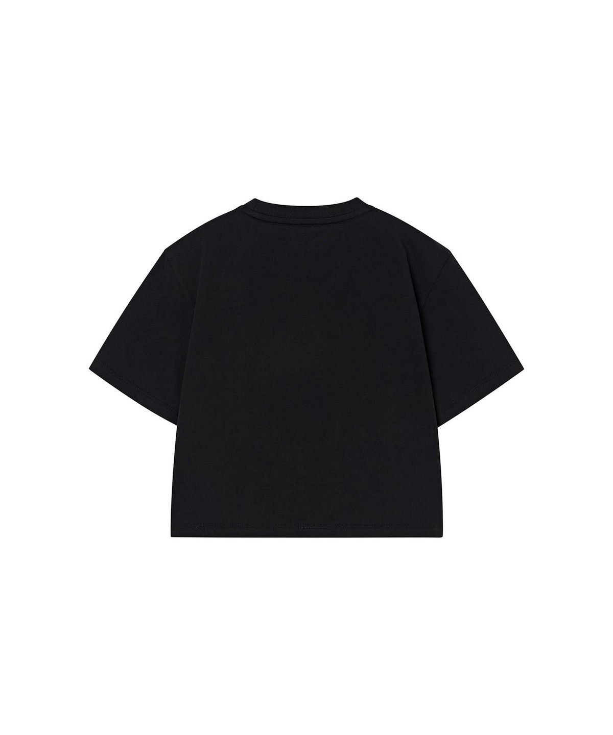 리 키즈(LEE KIDS) 데이지 레이스 프린트 크롭 티셔츠 블랙 LK2602ST43BK