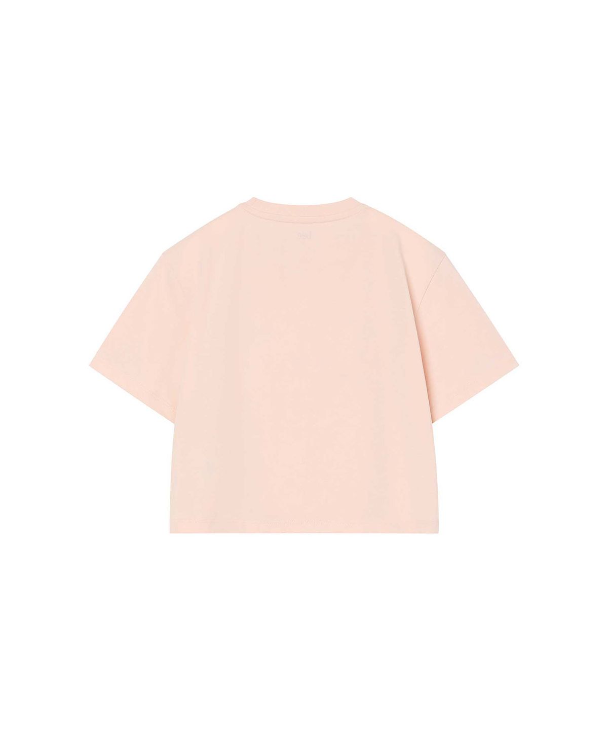 리 키즈(LEE KIDS) 데이지 레이스 프린트 크롭 티셔츠 피치 LK2602ST43PE