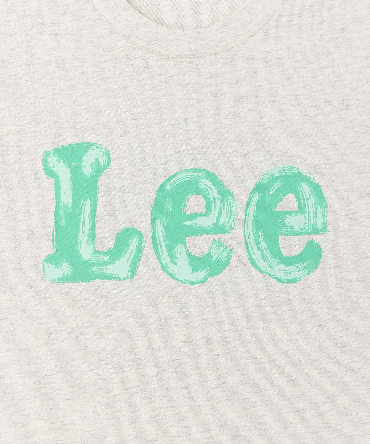 리 키즈(LEE KIDS) 페인팅 빈티지 로고 티셔츠 오트밀 LK2602ST41OT