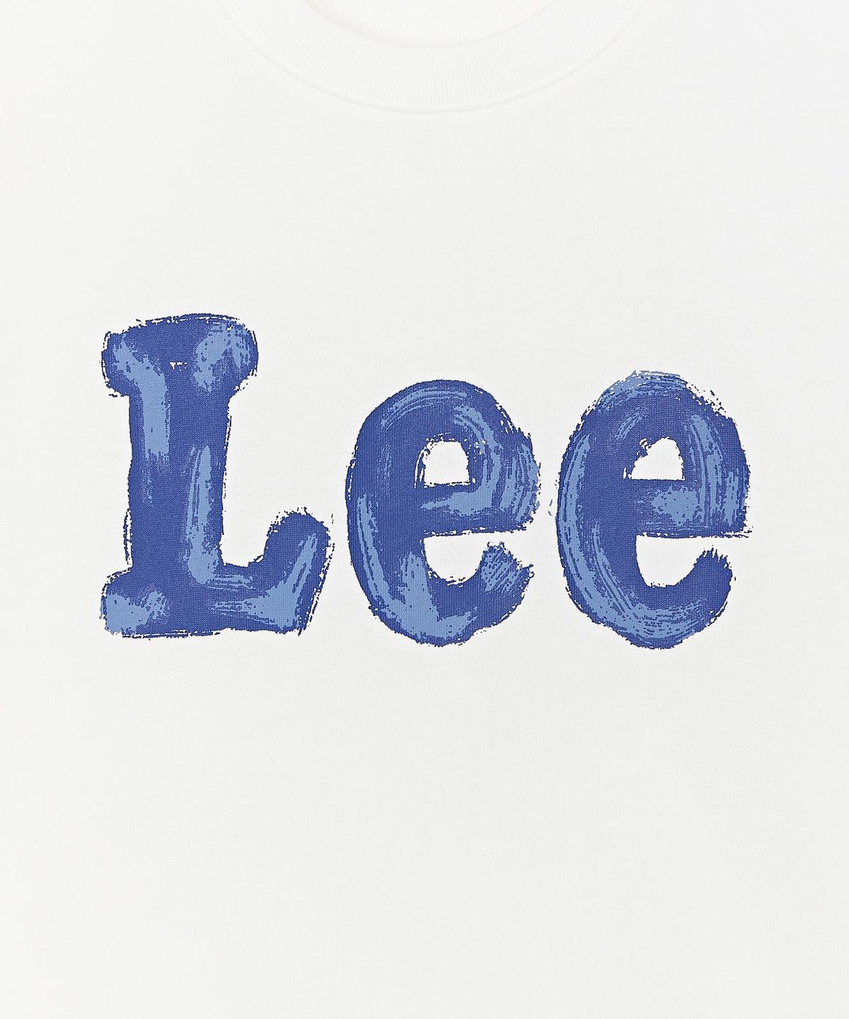 리 키즈(LEE KIDS) 페인팅 빈티지 로고 티셔츠 화이트 LK2602ST41WH