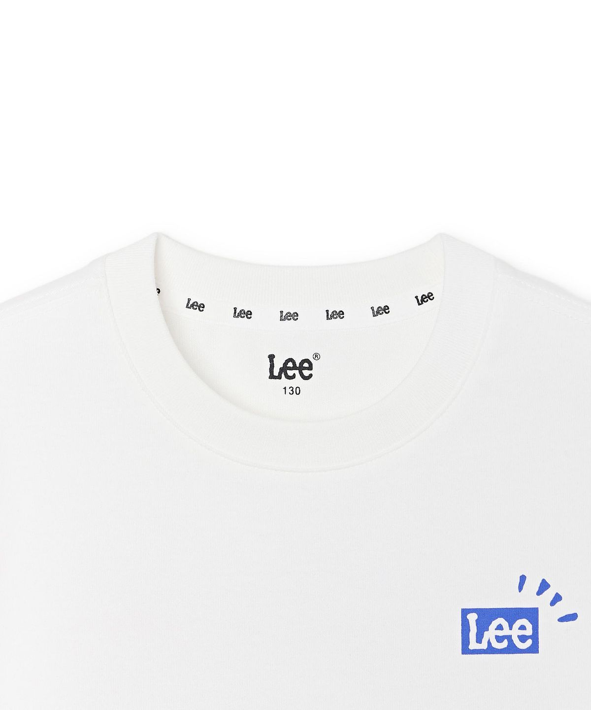 리 키즈(LEE KIDS) 리 드로잉 그래픽 티셔츠 화이트 LK2602ST40WH