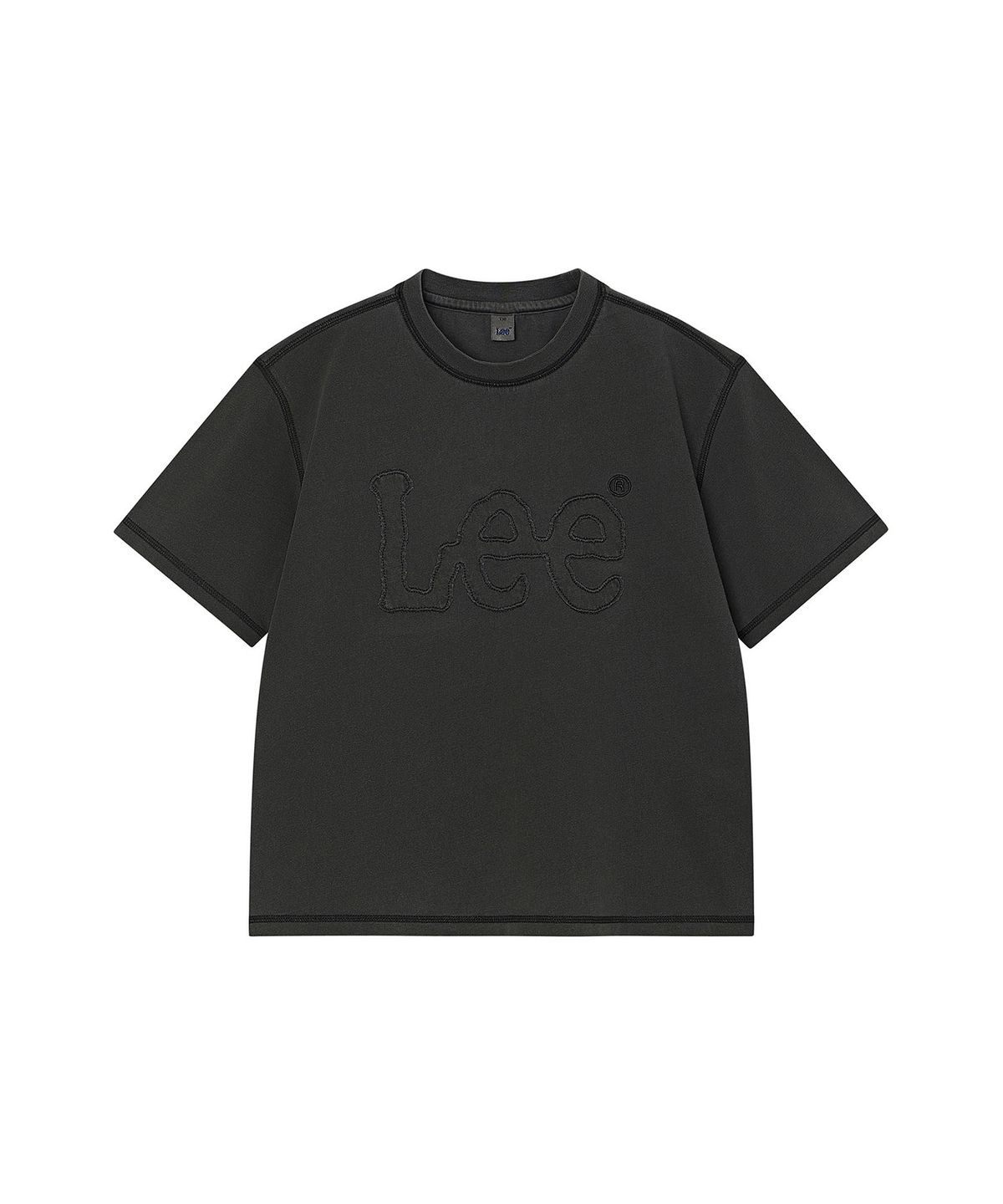 리 키즈(LEE KIDS) 피그먼트 빅트위치 반팔 티셔츠 블랙 LK2602ST31BK