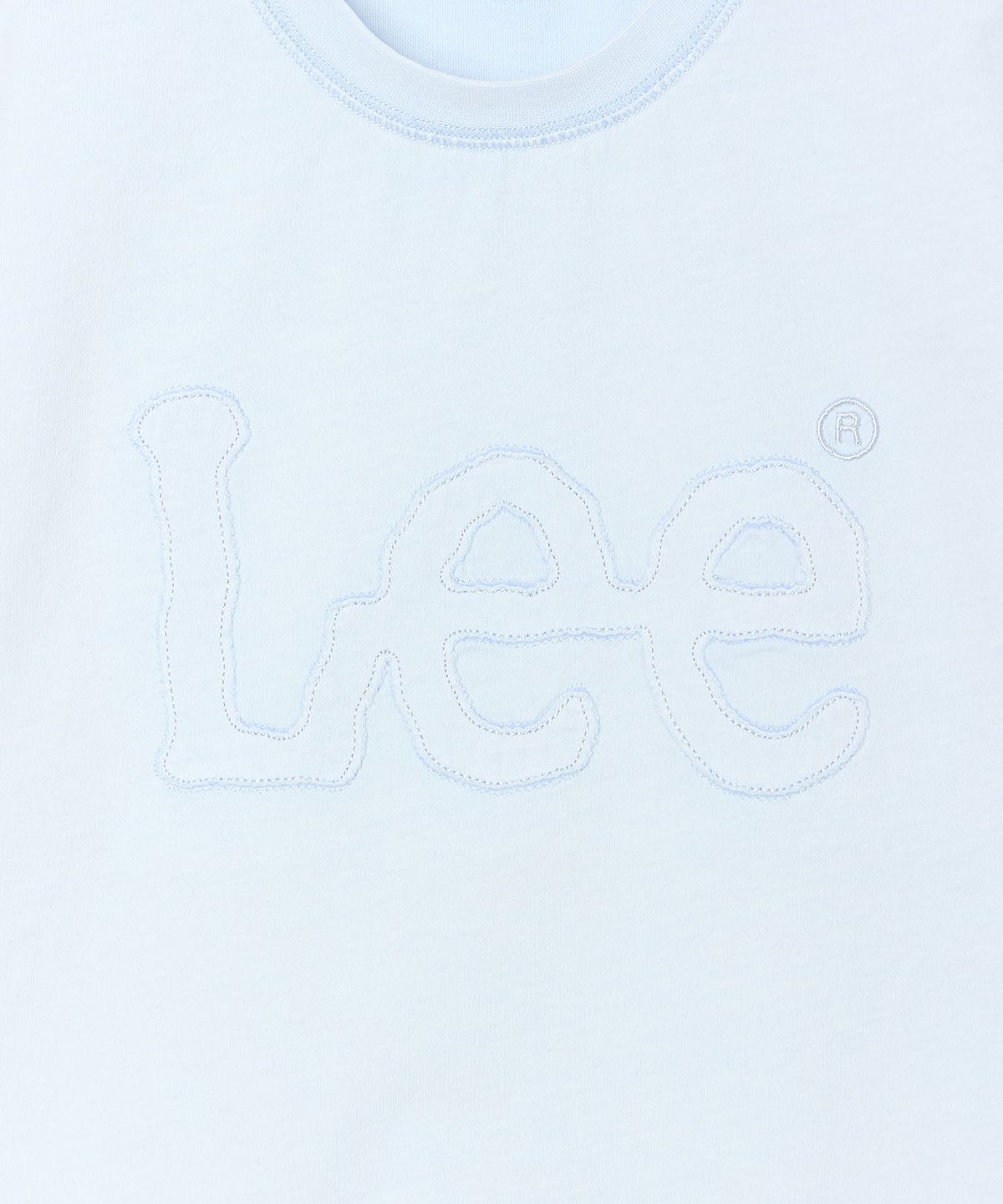리 키즈(LEE KIDS) 피그먼트 빅트위치 반팔 티셔츠 스카이블루 LK2602ST31SB