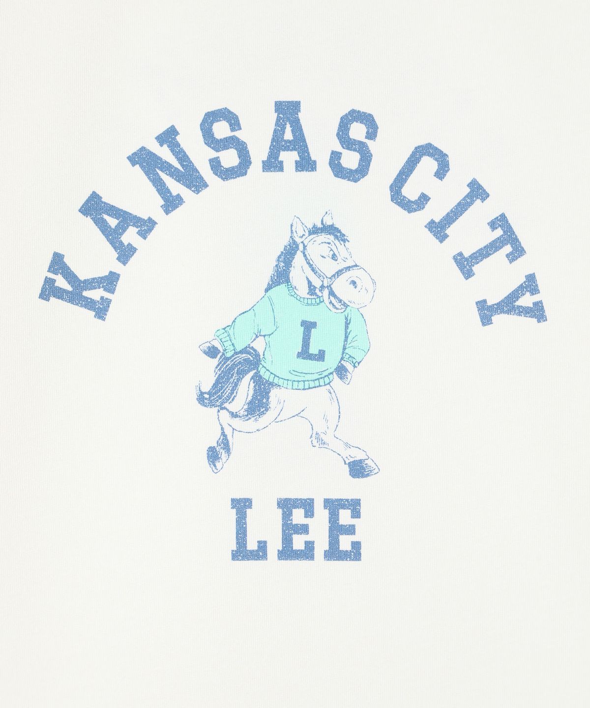 리 키즈(LEE KIDS) 카우보이 링거 반팔티셔츠 아이보리 LK2602ST25IV