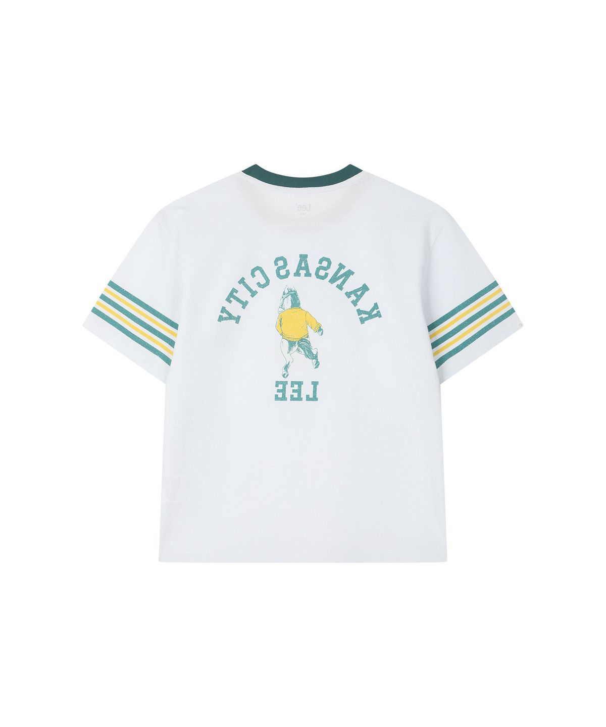 리 키즈(LEE KIDS) 카우보이 링거 반팔티셔츠 스카이블루 LK2602ST25SB