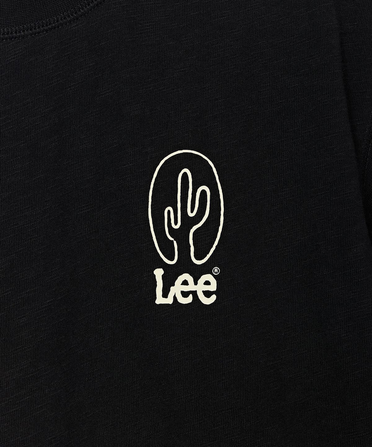 리 키즈(LEE KIDS) 카우보이 백프린트 슬럽 티셔츠 블랙 LK2602ST24BK