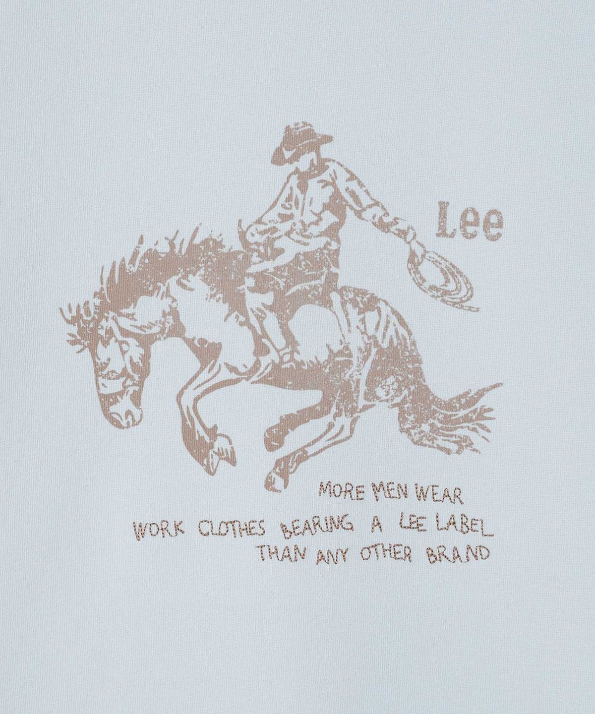 리 키즈(LEE KIDS) 오리지널 카우보이 그래픽 티셔츠 스카이블루 LK2602ST23SB