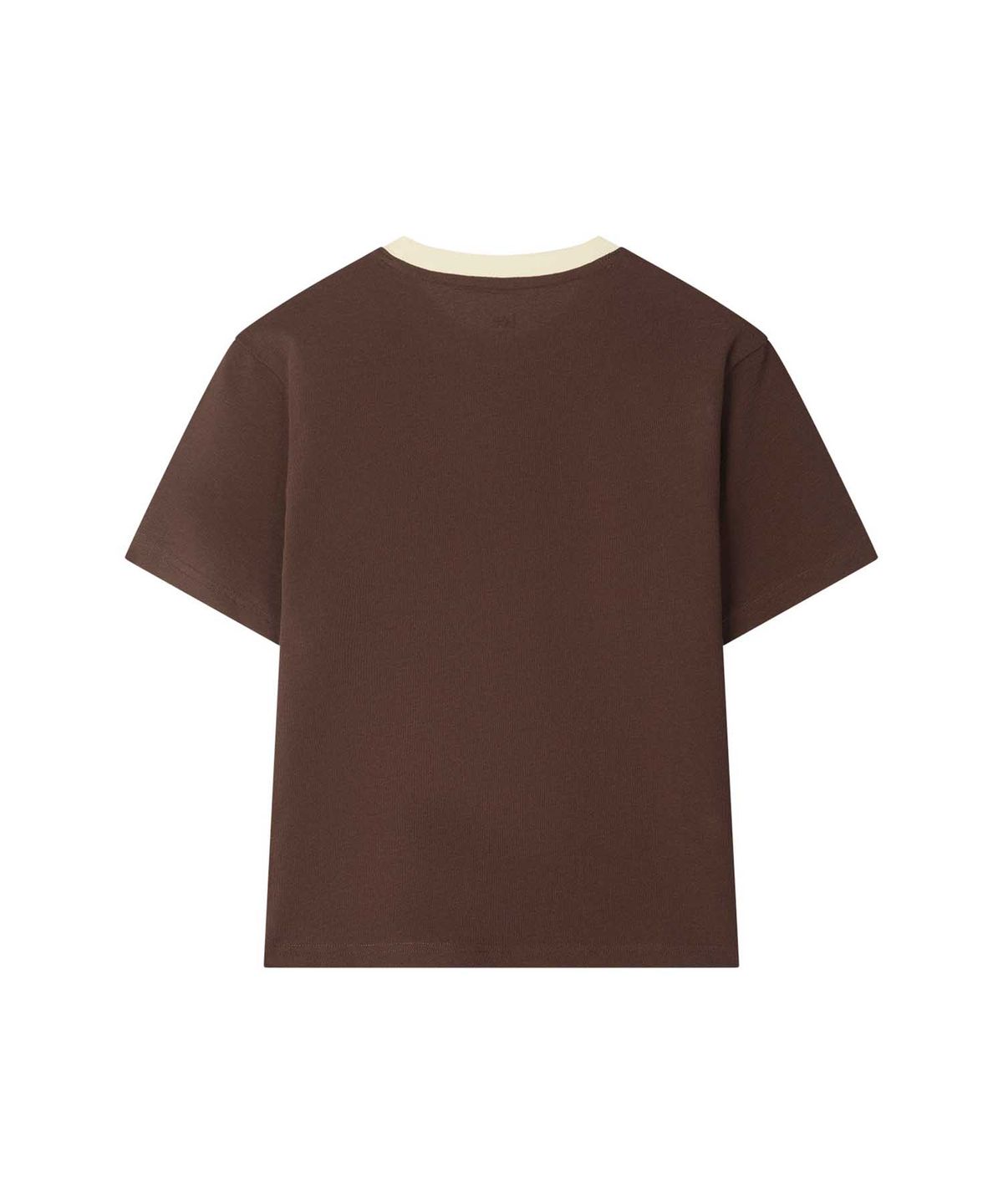 리 키즈(LEE KIDS) 카우보이 원형 스몰로고 티셔츠 브라운 LK2602ST22BR