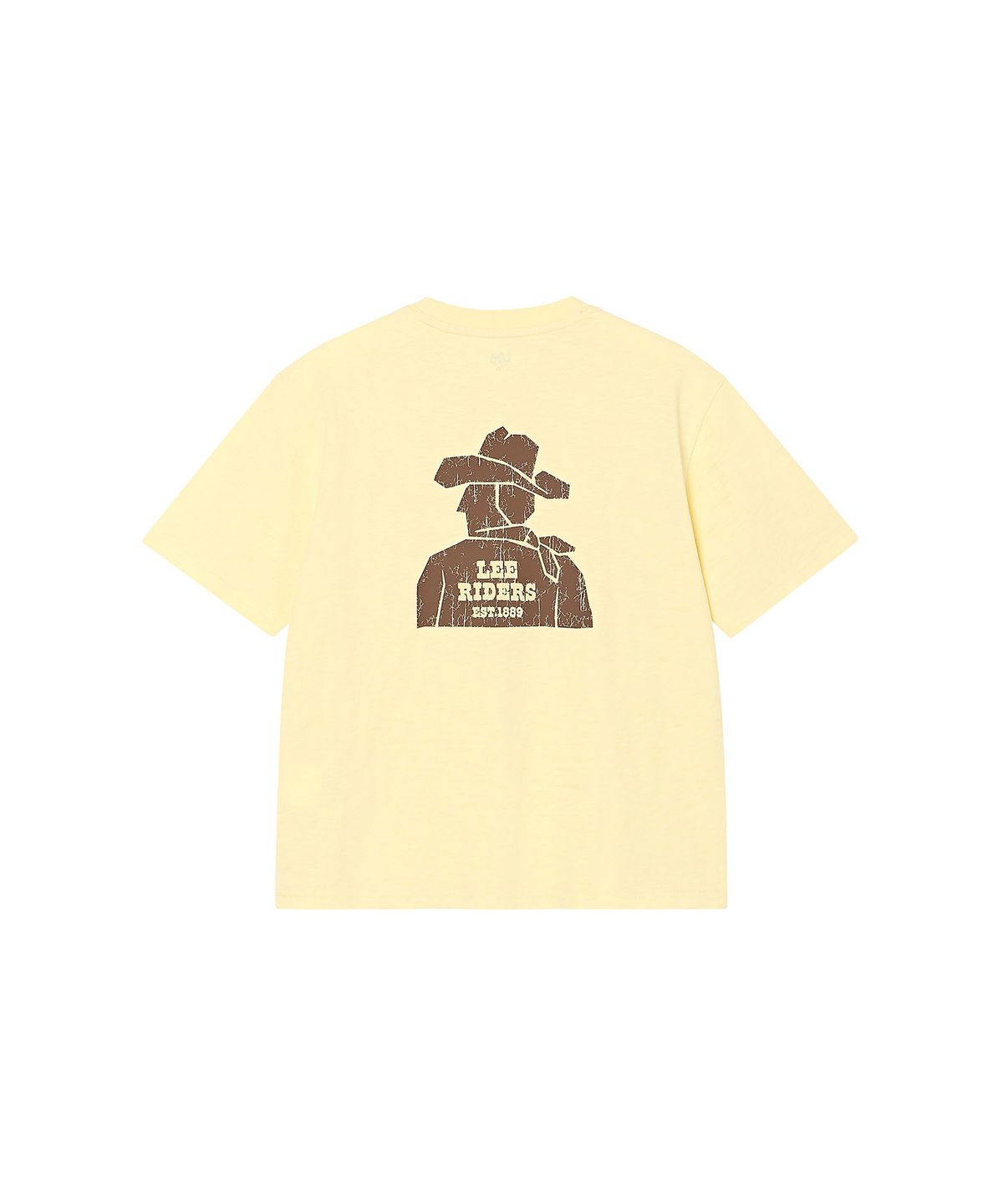 리 키즈(LEE KIDS) 카우보이 백 그래픽 티셔츠 라이트옐로우 LK2602ST21LY