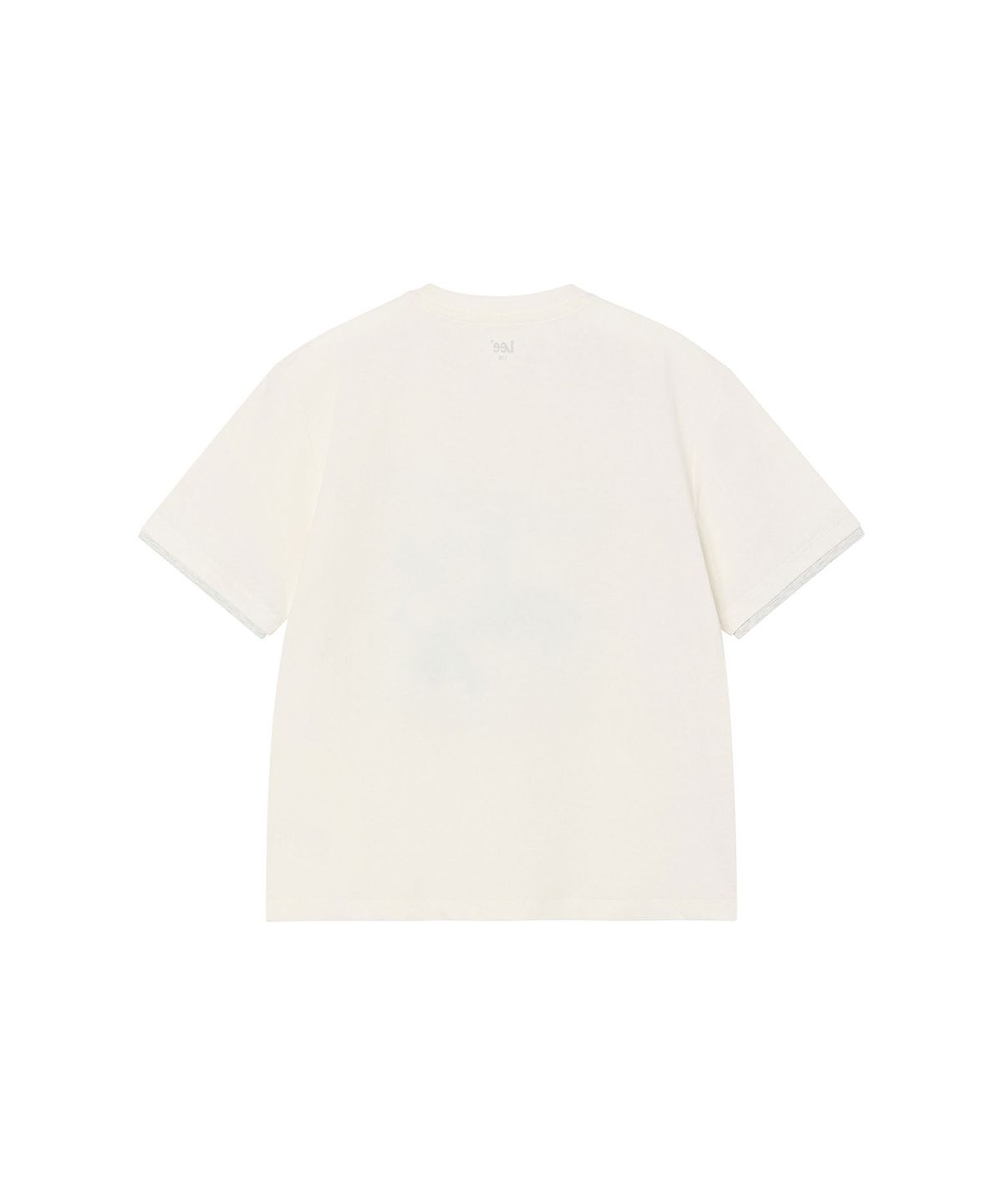 리 키즈(LEE KIDS) 카우보이 그래픽 레이어드 티셔츠 화이트 LK2602ST20WH