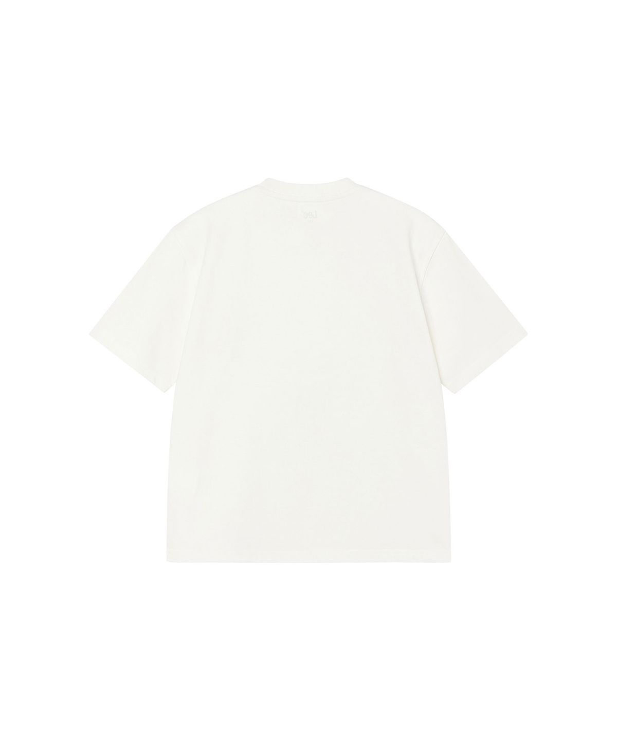리 키즈(LEE KIDS) 포켓 스티치 포인트 베이직 티셔츠 화이트 LK2602ST05WH