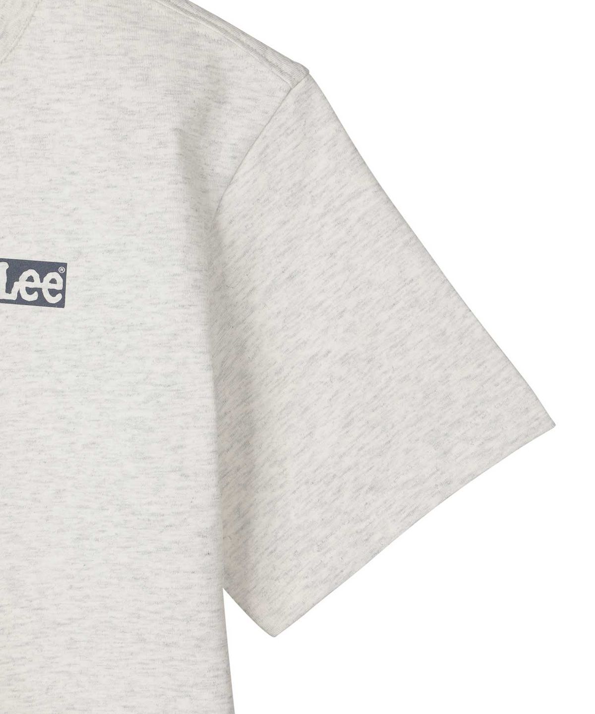 리 키즈(LEE KIDS) 에센셜 박스 스몰트위치 반팔티셔츠 화이트멜란지 LK2602ST02WM