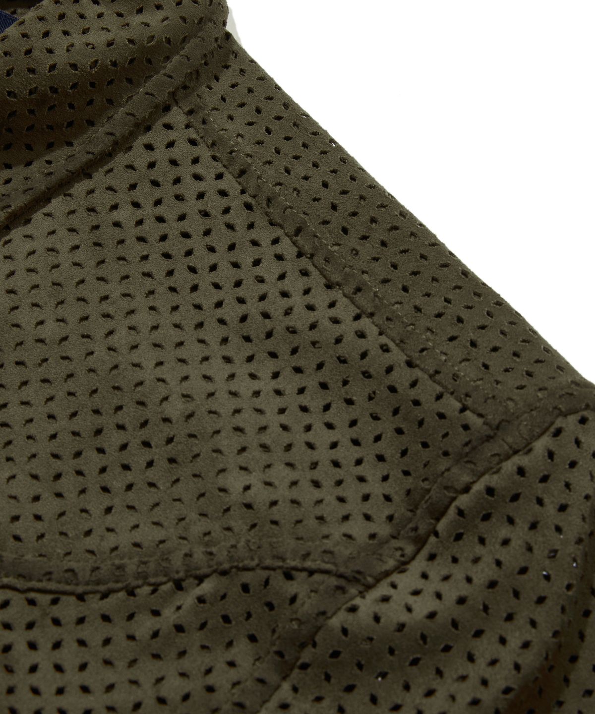 펜필드(PENFIELD) 포우 스웨이드 웨스턴 셔츠 올리브_FS1WR61U
