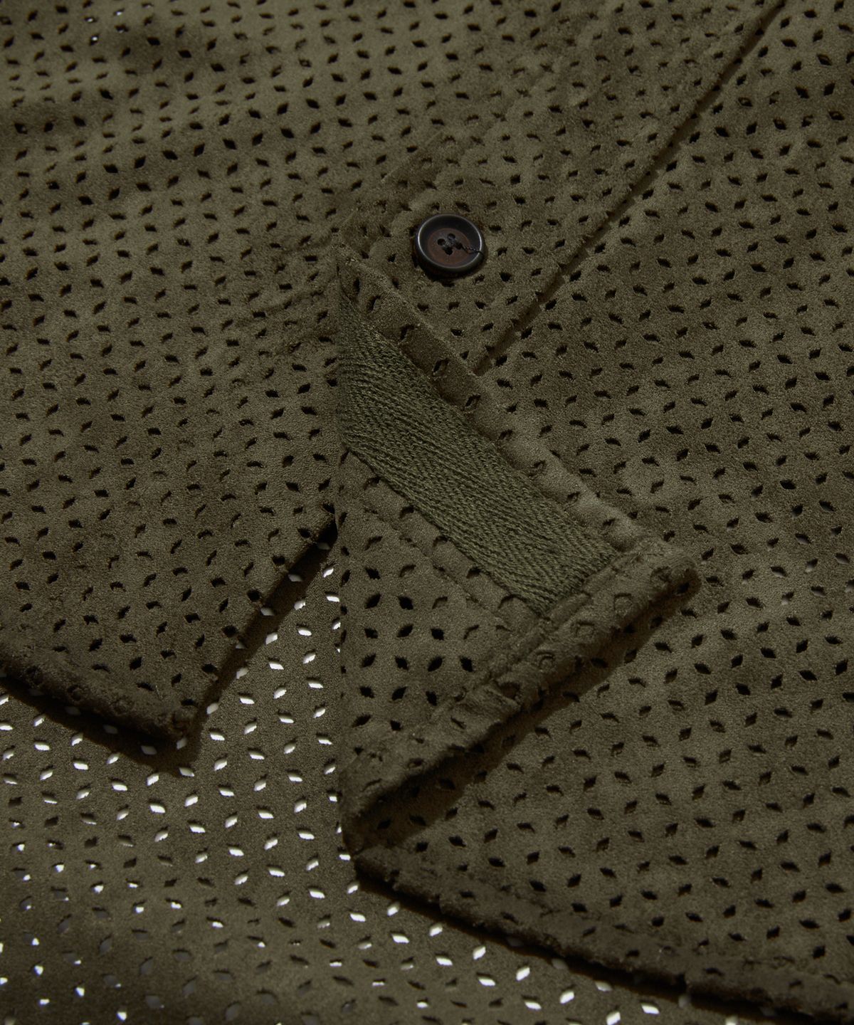 펜필드(PENFIELD) 포우 스웨이드 웨스턴 셔츠 올리브_FS1WR61U