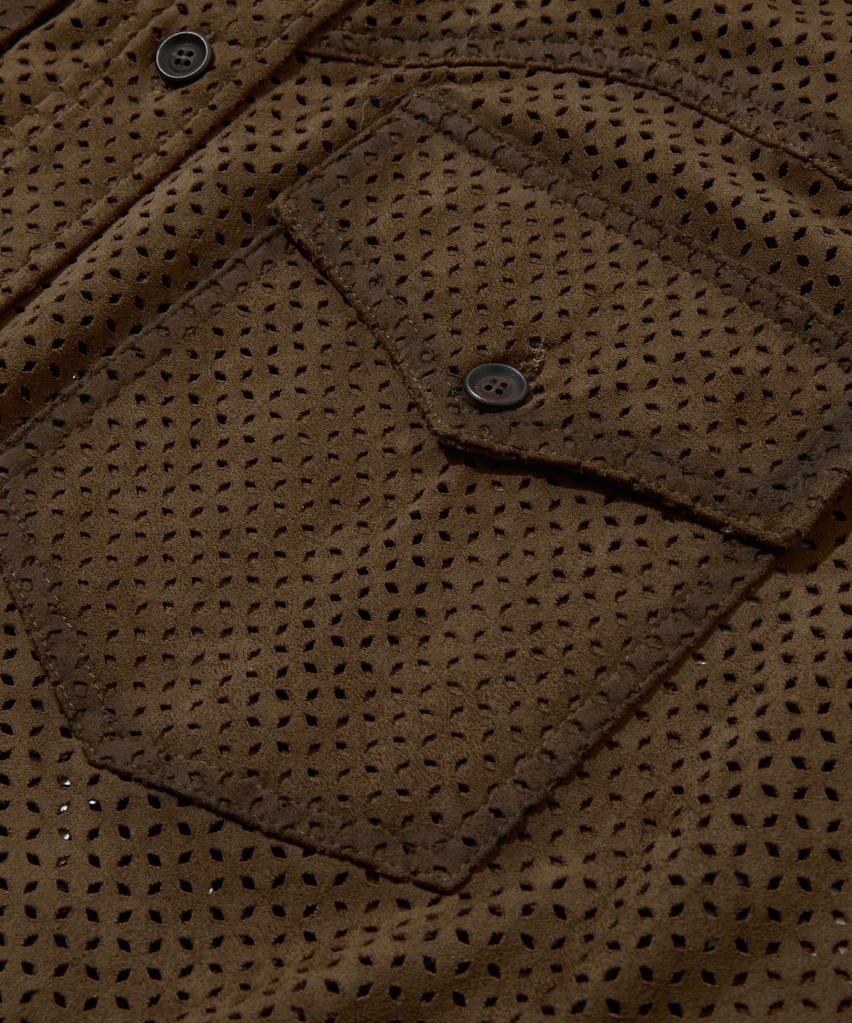 펜필드(PENFIELD) 포우 스웨이드 웨스턴 셔츠 브라운_FS1WR60U