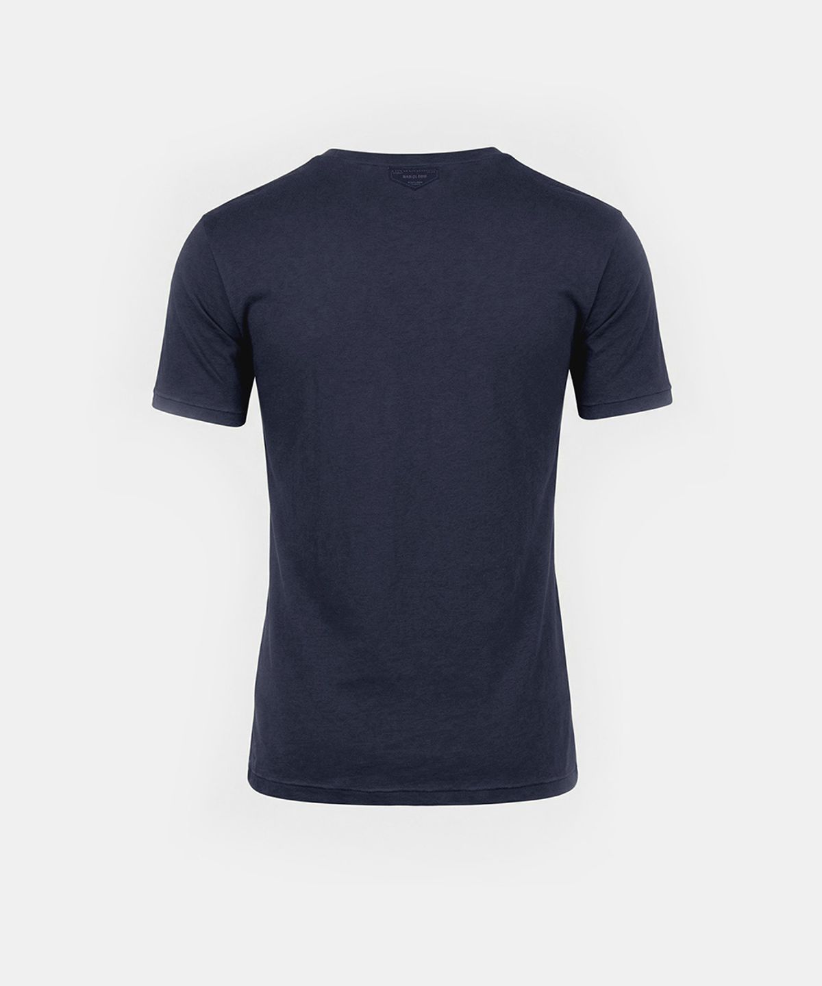 배드블러드(BADBLOOD) BS Cotton Jersey Fitted Short Sleeve T-Shirt - Navy