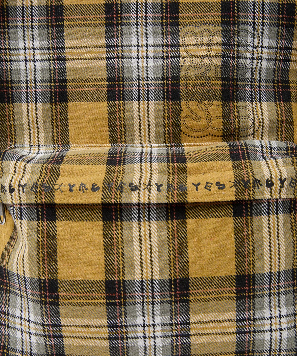 예스아이씨(YESEYESEE) Y.E.S Dot Logo Daypack Yellow