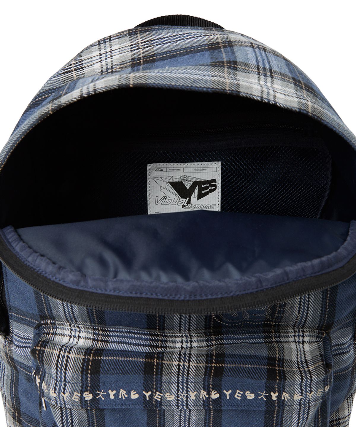 예스아이씨(YESEYESEE) Y.E.S Dot Logo Daypack Navy