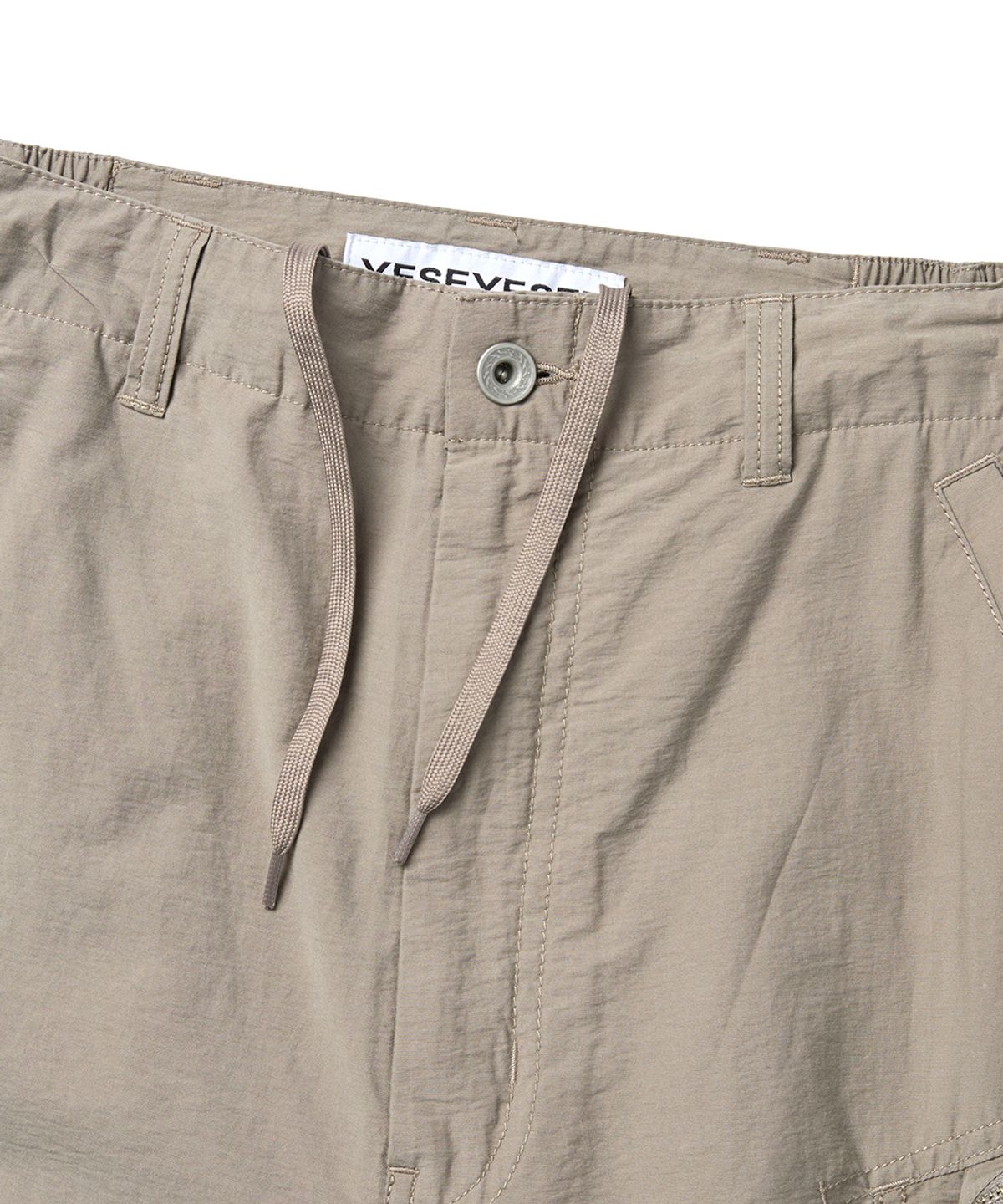 예스아이씨(YESEYESEE) Zip Cargo Pants Greige