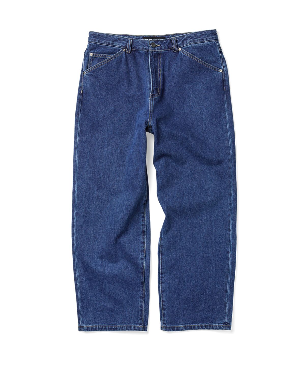예스아이씨(YESEYESEE) Flower Rivet Denim Pants Indigo