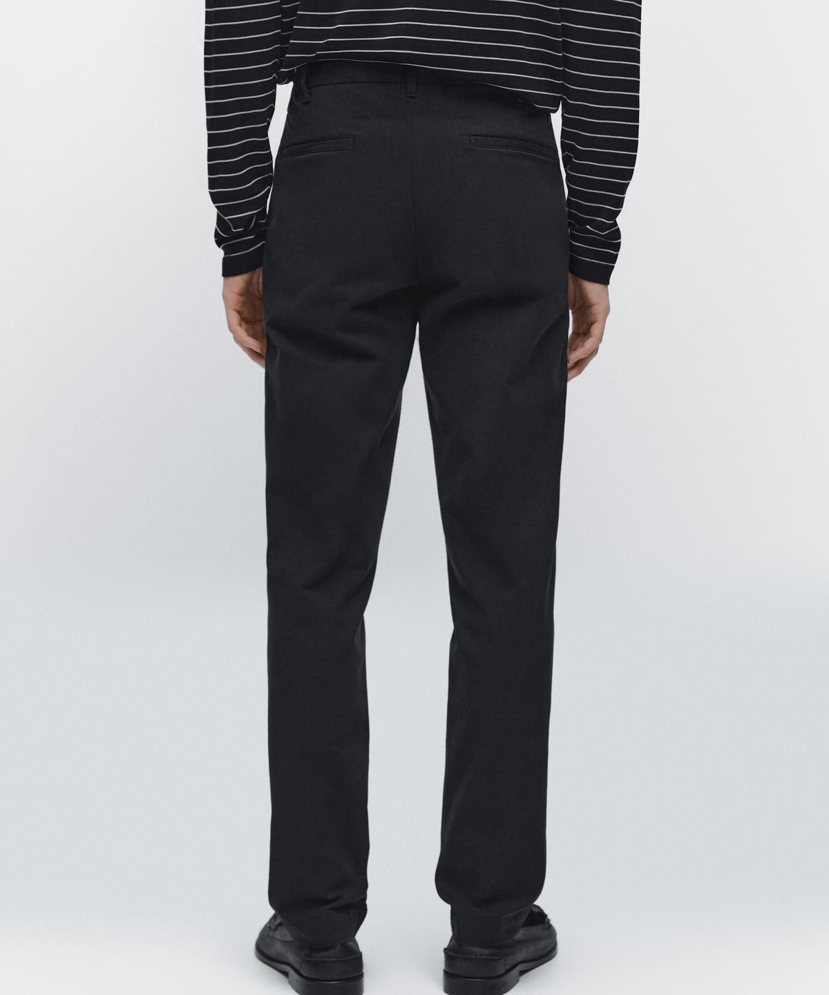 마시모두띠(MASSIMO DUTTI) 코튼 블렌드 슬림핏 팬츠