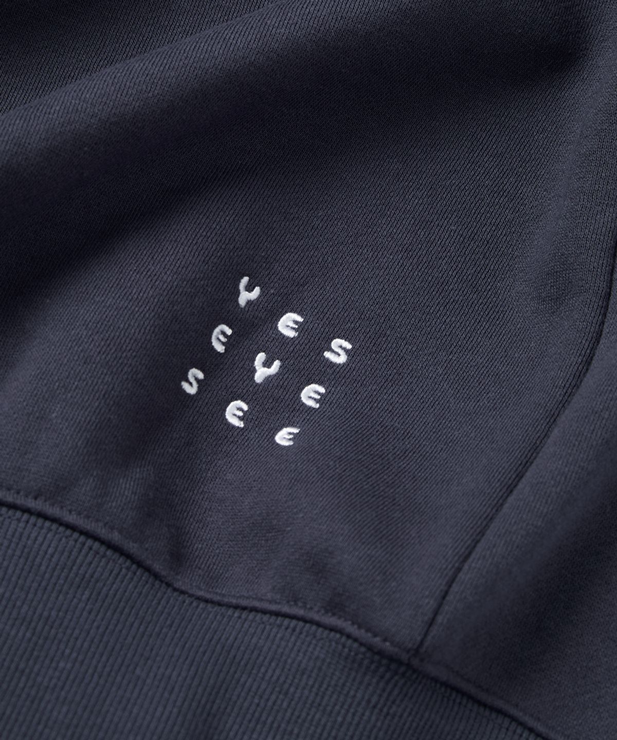 예스아이씨(YESEYESEE) Y.E.S Combine Sweatshirt Light Navy