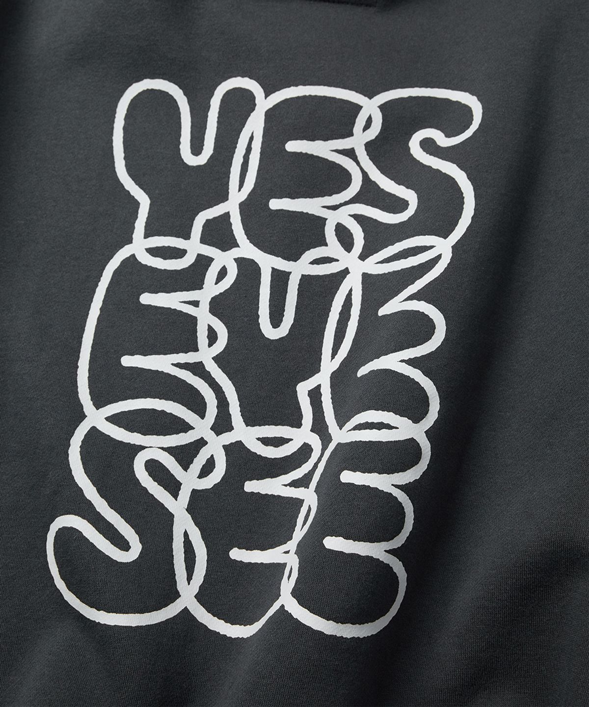 예스아이씨(YESEYESEE) C-Logo Sweatshirt Charcoal