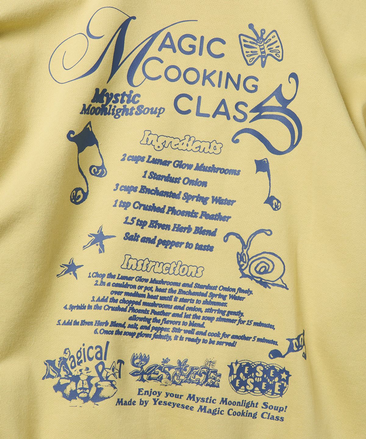 예스아이씨(YESEYESEE) Y.E.S Magical Hoodie Light Mustard